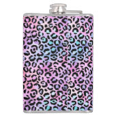Design der irideszierenden Leopard-Serie 4 Flachmann (Rückseite)