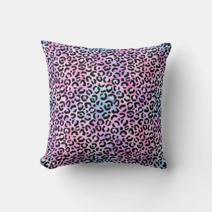 Design der irideszierenden Leopard-Serie 4 Kissen