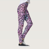 Design der irideszierenden Leopard-Serie 4 Leggings (Rechts)