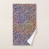 Design der irideszierenden Leopard-Serie 7 Badhandtuch Set (Handtuch)