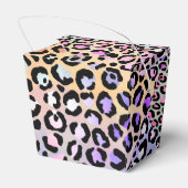 Design der irideszierenden Leopard-Serie 7 Geschenkschachtel (Rückseite)
