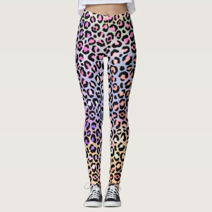 Design der irideszierenden Leopard-Serie 7 Leggings