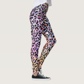 Design der irideszierenden Leopard-Serie 7 Leggings (Rechts)