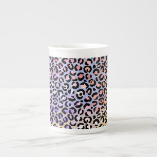 Design der irideszierenden Leopard-Serie 7 Porzellantasse