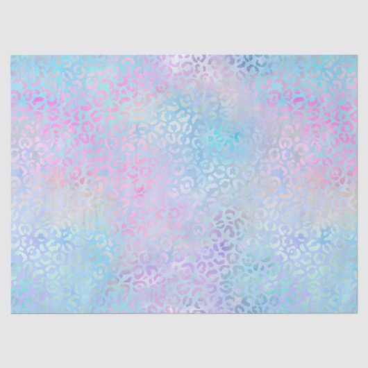 Design der irideszierenden Leopard-Serie 9 Seidenpapier (Vorderseite)