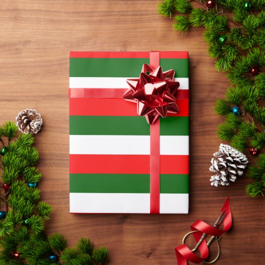 Design der italienischen Flaggen Geschenkpapier (Feiertagsgeschenk)