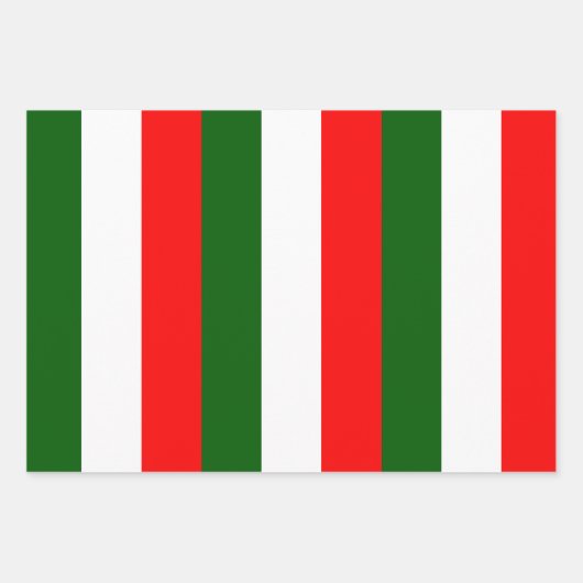 Design der italienischen Flaggen Geschenkpapier Set (Vorderseite 3)