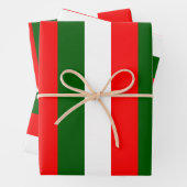 Design der italienischen Flaggen Geschenkpapier Set (Beispiel)
