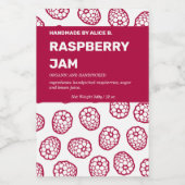 Design der Jam Jar Label-Verpackung Lebensmitteletikett (Einzelnes Label)