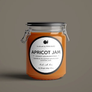 Design der Jam Jar Label-Verpackung Runder Aufkleber