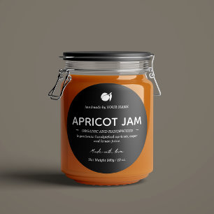 Design der Jam Jar Label-Verpackung Runder Aufkleber