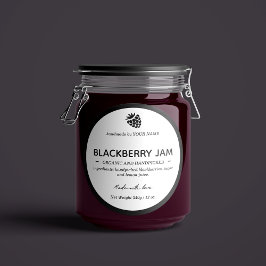 Design der Jam Jar Label-Verpackung Runder Aufkleber