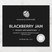 Design der Jam Jar Label-Verpackung Schaumweinetikett (Einzelnes Label)