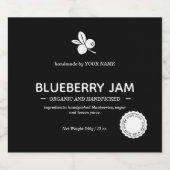 Design der Jam Jar Label-Verpackung Schaumweinetikett (Einzelnes Label)