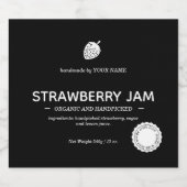 Design der Jam Jar Label-Verpackung Schaumweinetikett (Einzelnes Label)