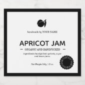 Design der Jam Jar Label-Verpackung Schaumweinetikett (Einzelnes Label)