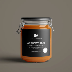 Design der Jam Jar Label-Verpackung Schaumweinetikett