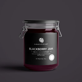 Design der Jam Jar Label-Verpackung Schaumweinetikett