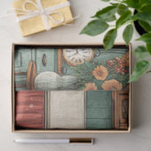 Design der Junk-Journal-Serie 7 Seidenpapier (Geschenk)