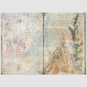 Design der Junk Journal-Serie #7 Seidenpapier