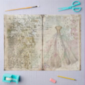 Design der Junk Journal-Serie #8 Seidenpapier (Basteln)