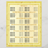 Design der Käsespezialitäten, Käsemongerwerbung Flyer (Hinten)