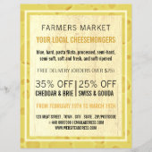 Design der Käsespezialitäten, Käsemongerwerbung Flyer (Vorne)