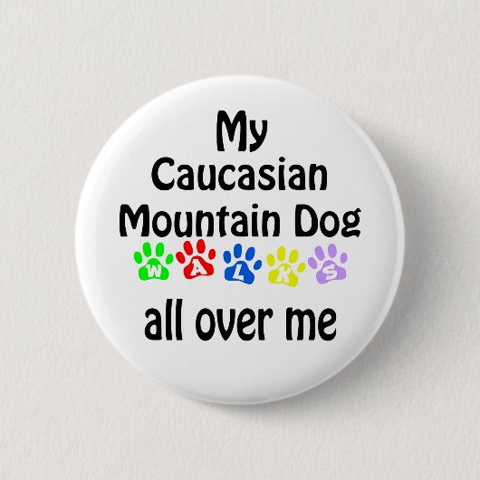 Design der kaukasischen Hundeschwalben Button (Vorderseite)