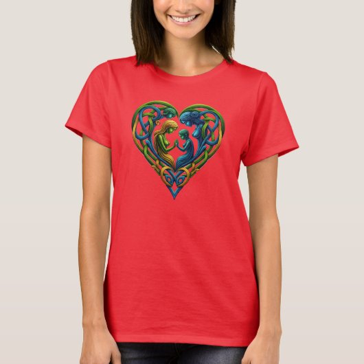 Design der keltischen Mutterschaft T-Shirt (Vorderseite)