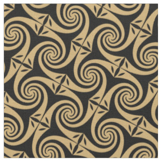 Design der keltischen Spiralen Stoff
