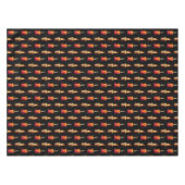 Design der Kerzen im schwarzen Hintergrund Tischdecke (Vorderseite (Horizontal))