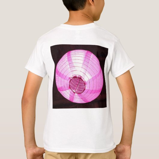 Design der Kinder T - Shirt: Zauberhafte rosa Träu T-Shirt (Rückseite)