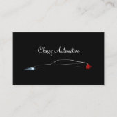 Design der klassischen Automotive Business Card Visitenkarte (Vorderseite)
