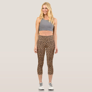 Design der klassischen Leopard-Serie 12 Capri Leggings