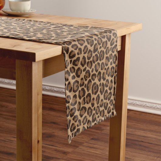 Design der klassischen Leopard-Serie 12 Kurzer Tischläufer (Beispiel)
