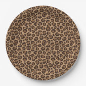Design der klassischen Leopard-Serie 12 Pappteller (Vorderseite)