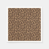 Design der klassischen Leopard-Serie 12 Serviette (Vorderseite)