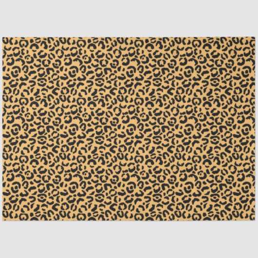 Design der klassischen Leopard-Serie 14 Seidenpapier (Vorderseite)