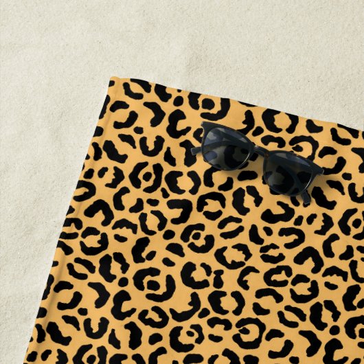 Design der klassischen Leopard-Serie 14 Strandtuch (Beispiel)