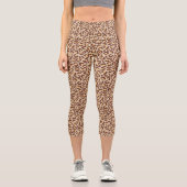 Design der klassischen Leopard-Serie 1 Capri Leggings (Vorderseite)