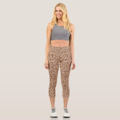 Design der klassischen Leopard-Serie 1 Capri Leggings (Vorderseite)