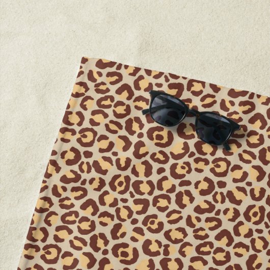 Design der klassischen Leopard-Serie 1 Strandtuch (Beispiel)