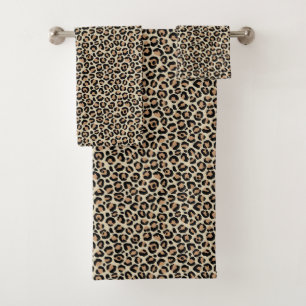 Design der klassischen Leopard-Serie 9 Badhandtuch Set