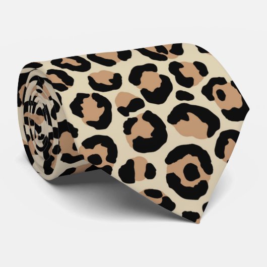 Design der klassischen Leopard-Serie 9 Krawatte (Gerollt)