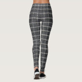 Design der klassischen Tartan-Textur Leggings (Rückseite)