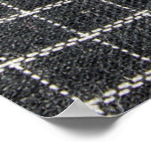 Design der klassischen Tartan-Textur Poster (Ecke)