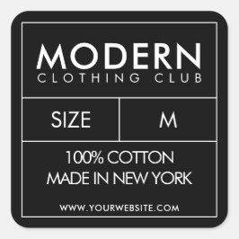 Design der Klebestreifen Quadratischer Aufkleber