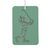 Design der Kontur für Golf Player ~ bearbeiteter H Autolufterfrischer (Vorderseite)
