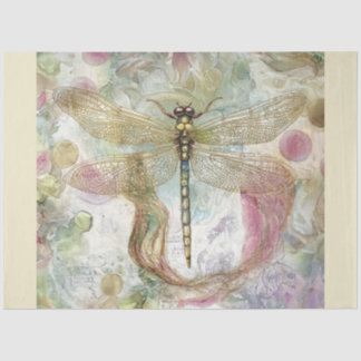 Design der künstlerischen Dragonfly-Serie #2 Seidenpapier