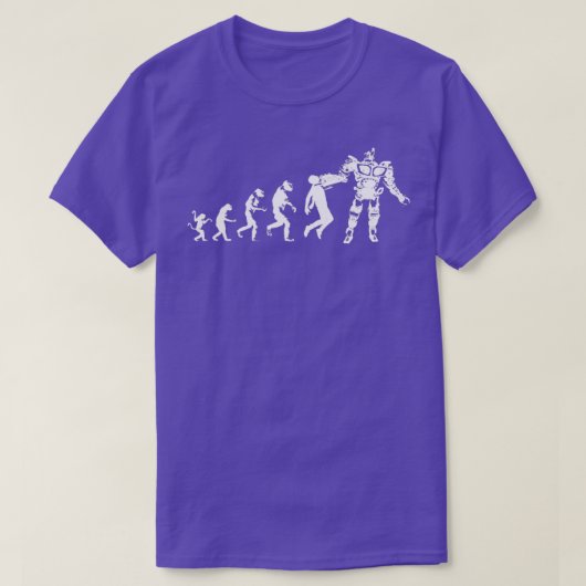Design der künstlichen Evolution von Robotern T-Shirt (Design vorne)